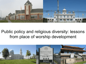 Public policy and religious diversity: lessons from