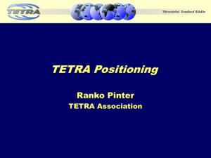 TETRA Positioning