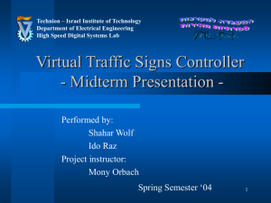 Mid Semester Presentation - High Speed Digital Systems Laboratory