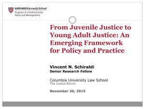 Young Adults and the Justice System – Columbia 11.30