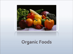 Organic Foods - Food Science and Human Nutrition