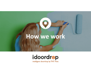 How we work Distribution and logistics