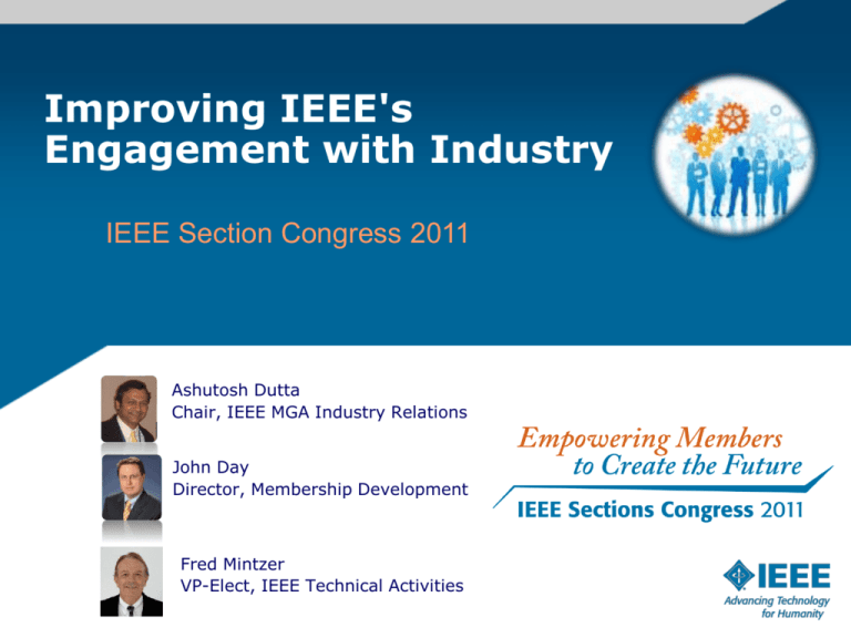 Presentation Slides at IEEE Section Congress