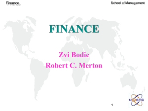 Chapter 1: What is Finance?