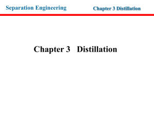 Chapter 3 Distillation Separation Engineering