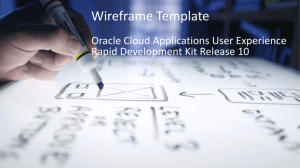 Oracle Cloud Applications Release 10: User Experience Highlights