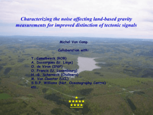 Characterizing the noise affecting land