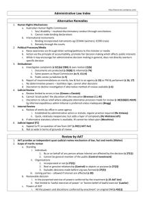 Final Exam Administrative Law Index_LawCorners