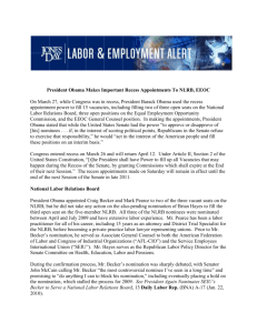 Labor & Employment Alert President Obama Makes Important