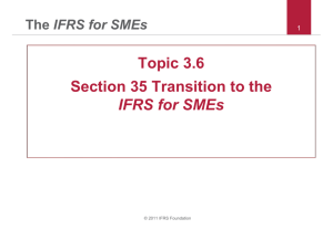 Topic 3.6 Section 35 Transition to the