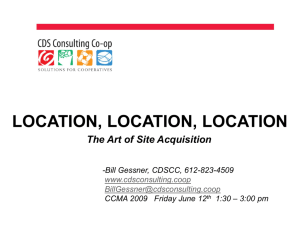 CCMA 2009 – the Art of Site Acquisition