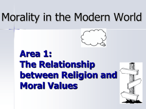 Moral autonomy / moral heteronomy