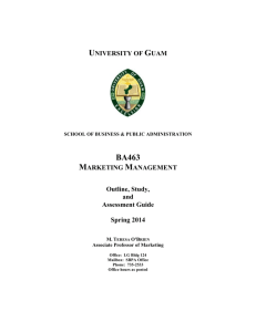 Assigned Reading - University of Guam