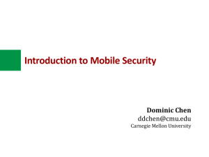 Mobile Security Presentation