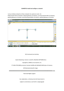 ICAI4097CA Install and configure a network I set up windows