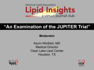 Jupiter Trial - National Lipid Association
