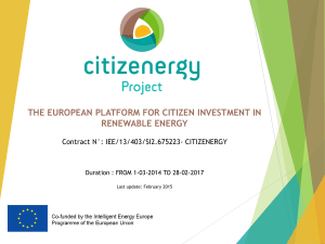 CITIZENERGY General Presentation