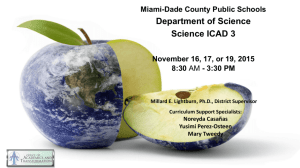 Science ICAD 3 Nov 2015 - Miami