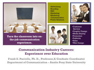 Communication Industry Careers: Experience over Education