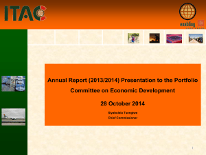 Annual Report (2013/2014)