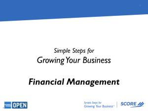 Using Financial Statements to Manage Your