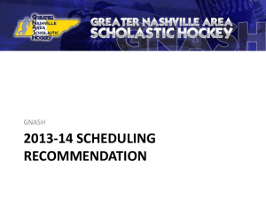 2013-14 schedule