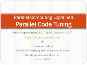 Parallel Computing Explained - Florida International University