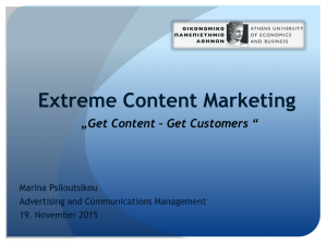 Extreme Content Marketing