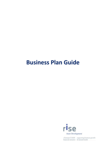 Business Plan Guide - Rise Asset Development