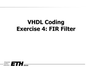 VHDL Coding The Golden Rules