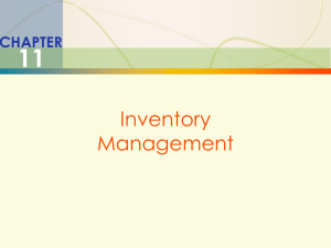 Inventory Management