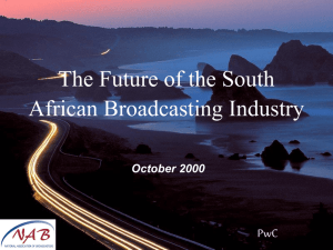 The future of broadcasting in South Africa