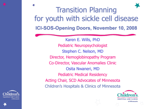 Pulmonary hypertension in children with sickle cell disease