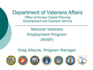 Department of Veterans Affairs Office of Marketing and Veterans