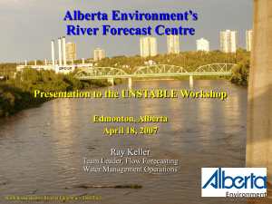 Alberta Environment Surface Weather Stations