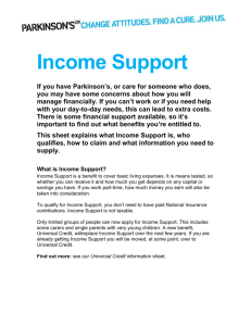 Income Support Word version