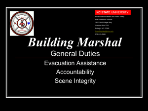 Building Marshal on