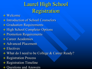 Current Students Registration Presentation