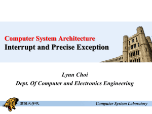 System Architecture Interrupt