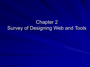Survey of Designing Web and Tools