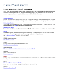 Image search engines & metasites