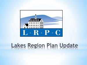 Lakes Region Plan Update Presentation