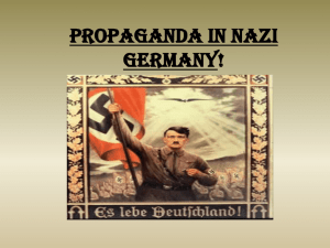 Propaganda in Nazi Germany!
