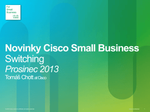 EMEAR Disti call December 12 - Cisco Small Business