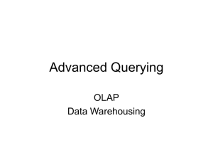 Advanced Querying - Information Systems