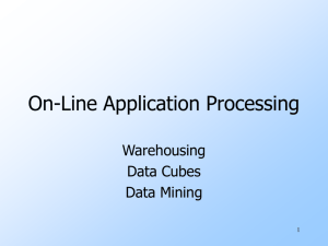 Warehousing, Data-Mining - The Stanford University InfoLab
