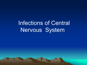Infections of Central Nervous Syetem