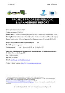 project progress periodic & management report