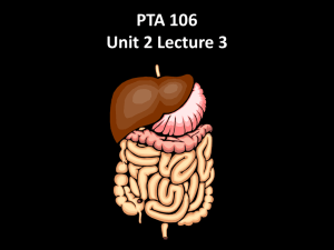PTA 106 Unit 2 Lecture 3