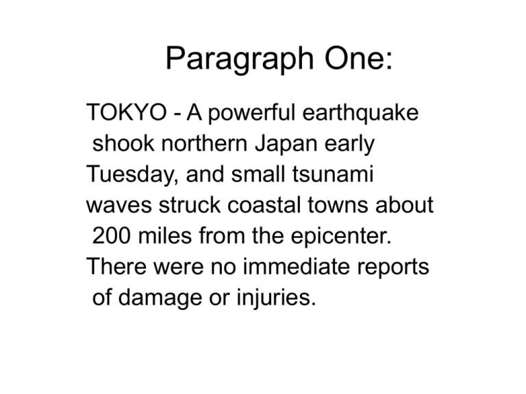 paragraph on japan